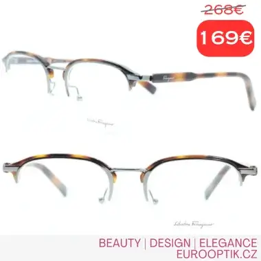 Salvatore Ferragamo Brown Tortoise