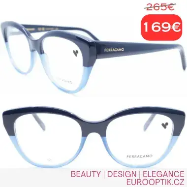 Salvatore Ferragamo Dark Blue/Light Blue,