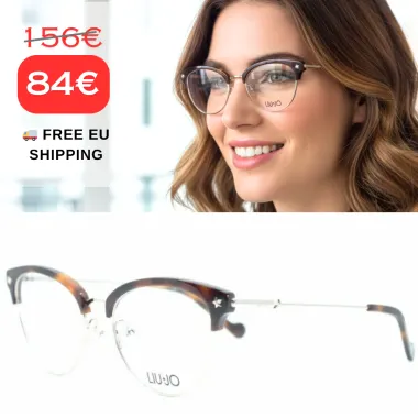 Liu Jo Tortoiseshell Half-Rim