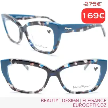 Salvatore Ferragamo - Blue/Brown Tortoise